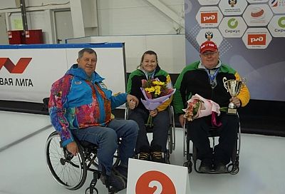 Команда Сочи стала серебряным призером чемпионата России по этому виду спорта на колясках