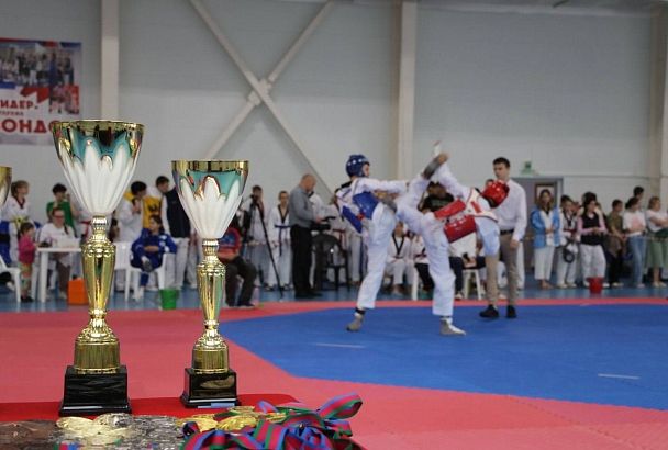 Краевые соревнования по тхэквондо среди юниоров и юниорок состоялись в Тихорецком районе
